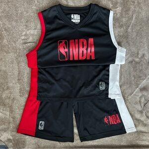 NBA | Dry fit Set | L (14-16) | Black and Red